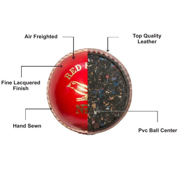 A01 RED ROBIN CRICKET BALLS - Image 2