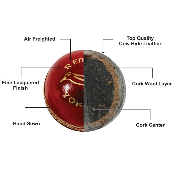 A01 RED ROBIN CRICKET BALLS - Image 8