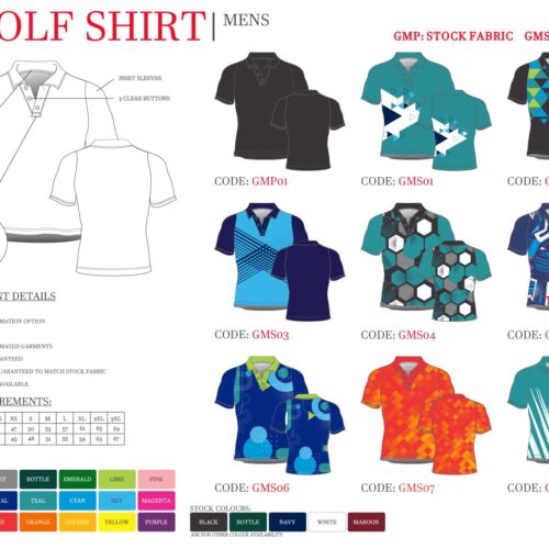 Golf Shirt Mens