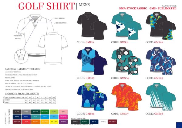 Golf Shirt Mens