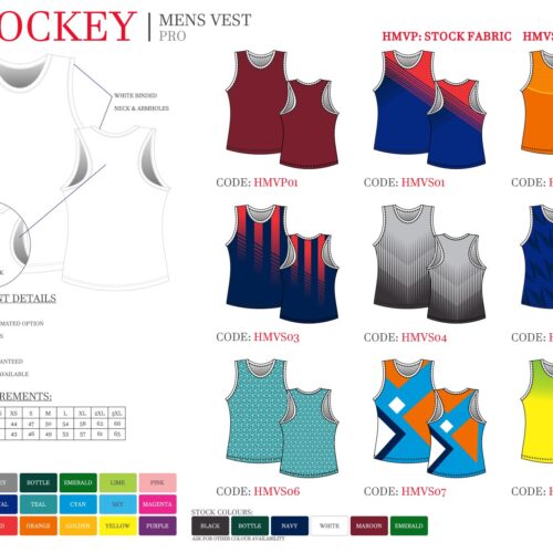Hockey Mens Vest Pro