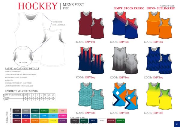 Hockey Mens Vest Pro