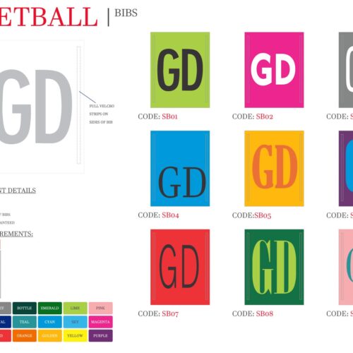 Netball Bibs
