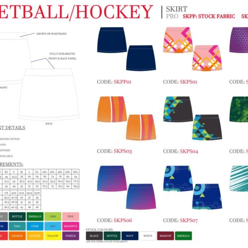 Netball/Hockey Skirt Pro