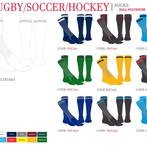 Rugby/Soccer/Hockey Socks