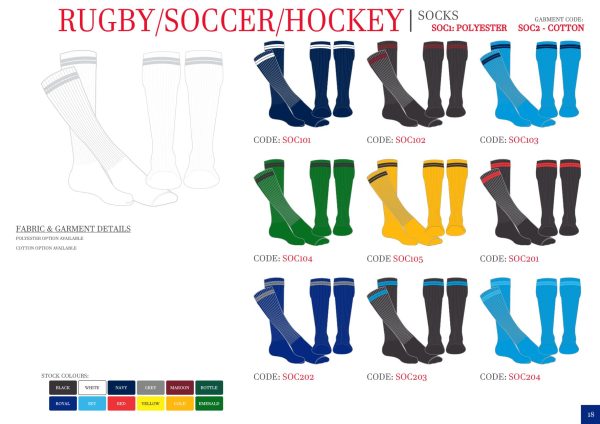 Rugby/Soccer/Hockey Socks
