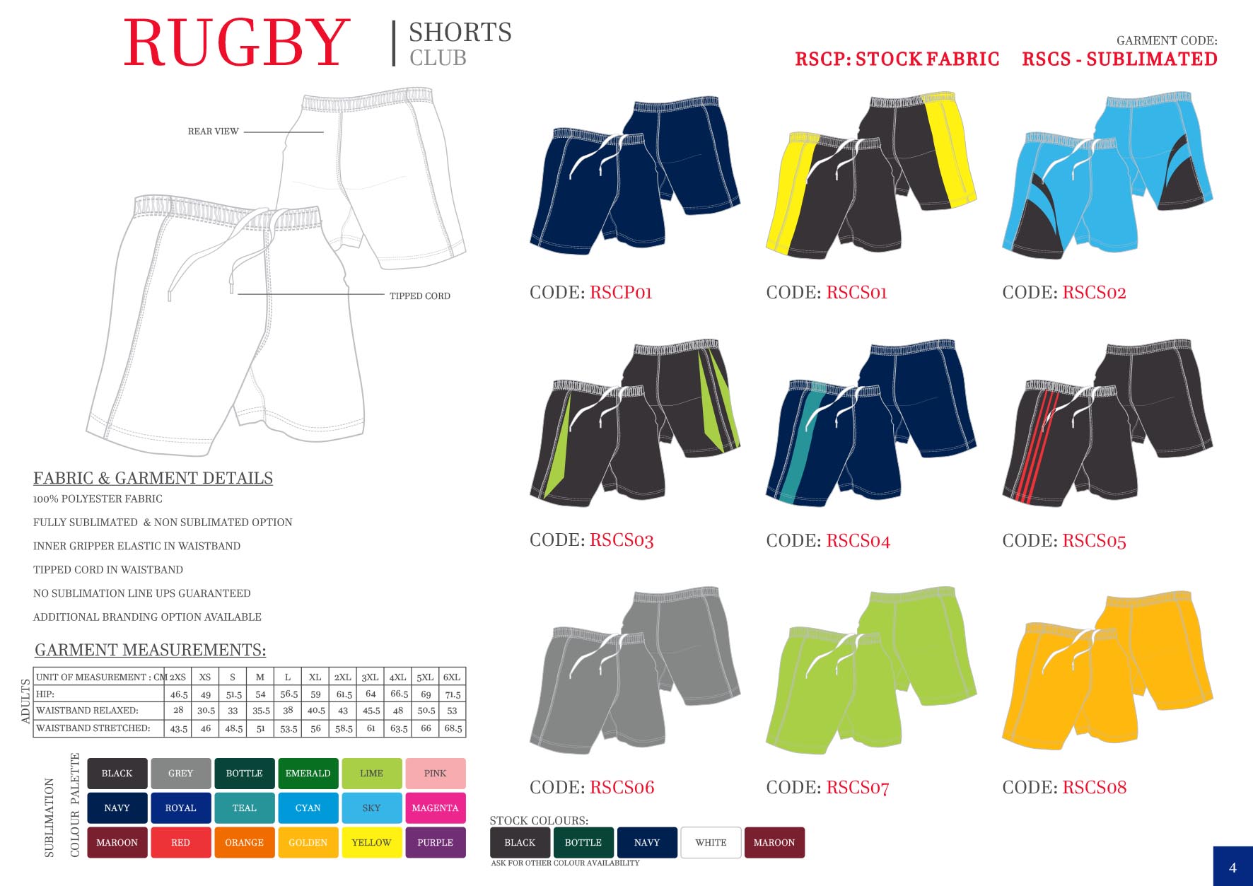 Rugby Shorts Club – Orbit Sports