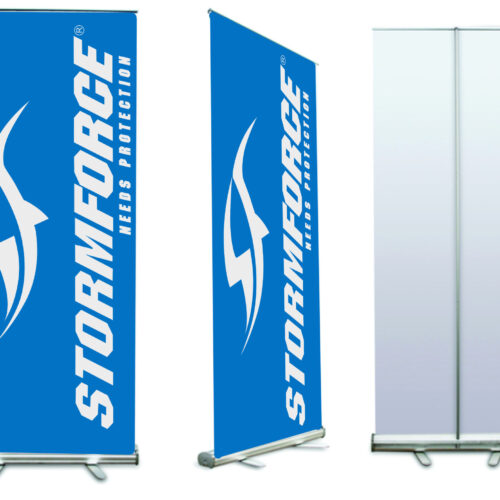 Roll Up Stands / Pull Up Banners  LT-0B Economy roll up.
