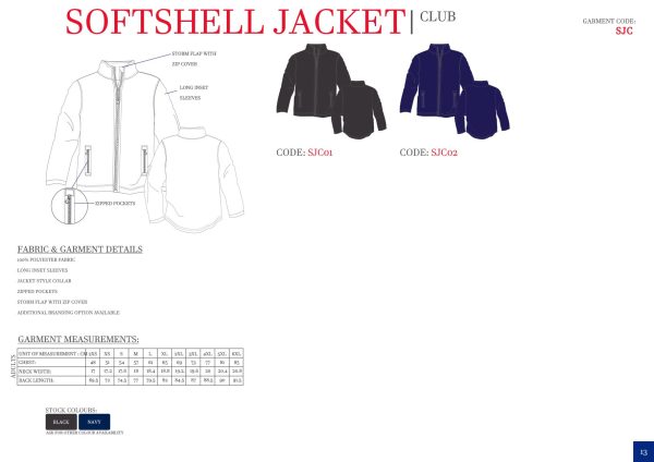 Softshell Jacket Club