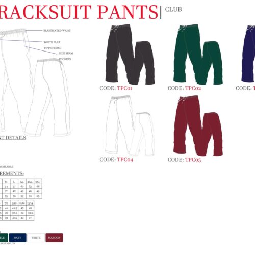 Tracksuit Pants Club