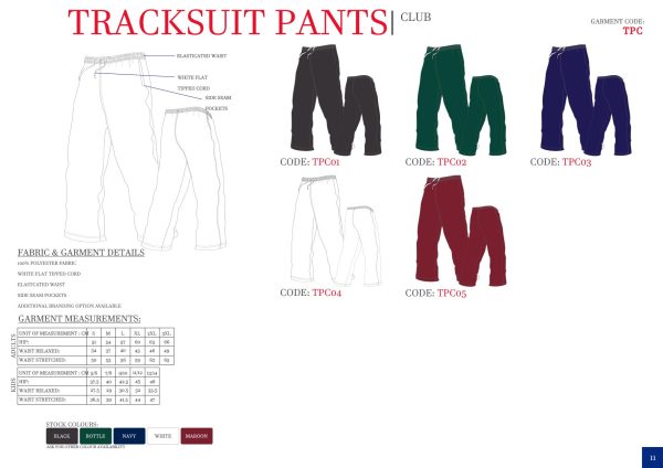 Tracksuit Pants Club