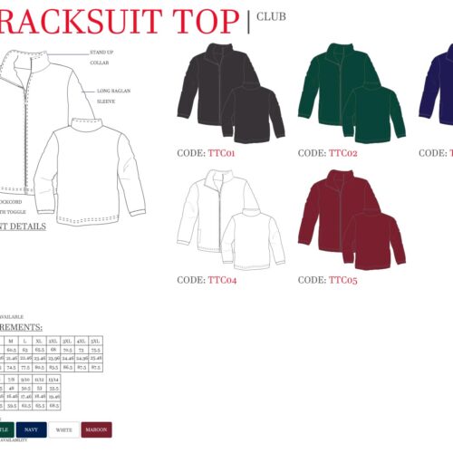 Tracksuit Top Club