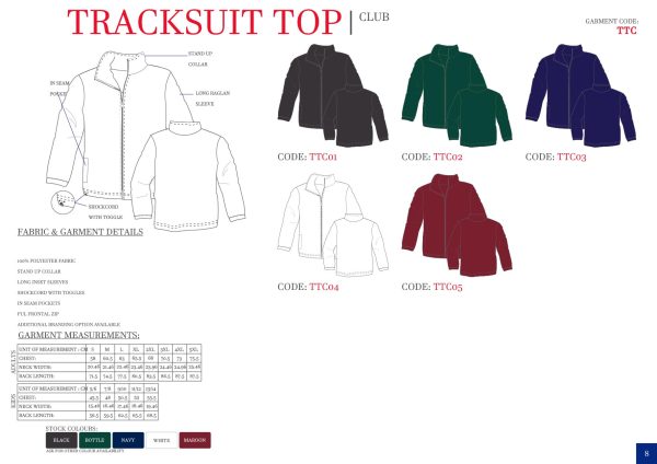 Tracksuit Top Club