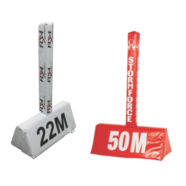 J04 RUGBY FIELD MARKER FLAGS AND WEDGES (Per wedge)