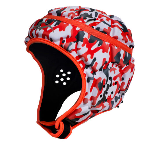 Camo ornage - Copy R01.76 SUBLIMATION RUGBY HEADGEAR